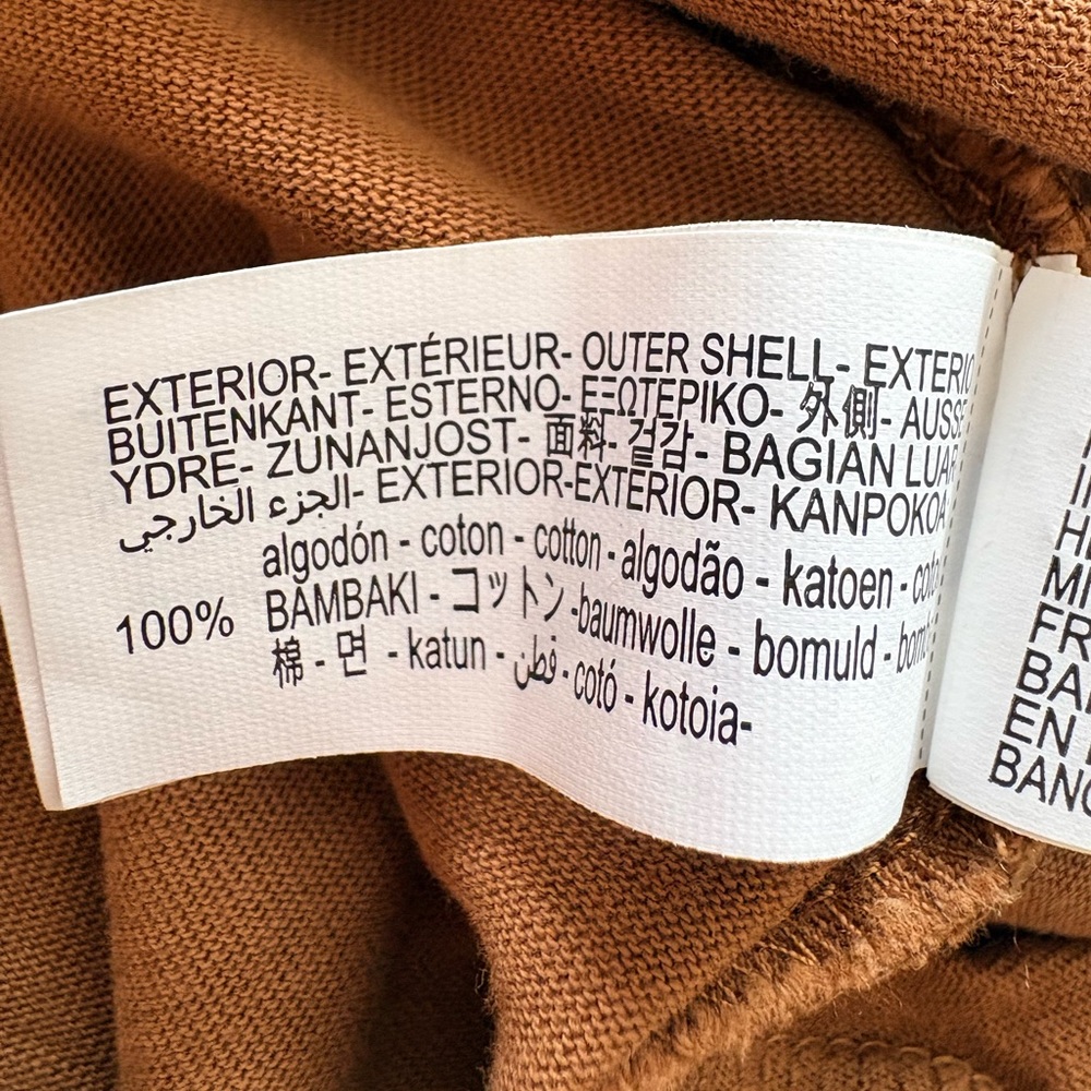 ZARA 100% Cotton Midi Dress in Caramel Brown with Stella & Dot Necklace. - Picture 6 of 6